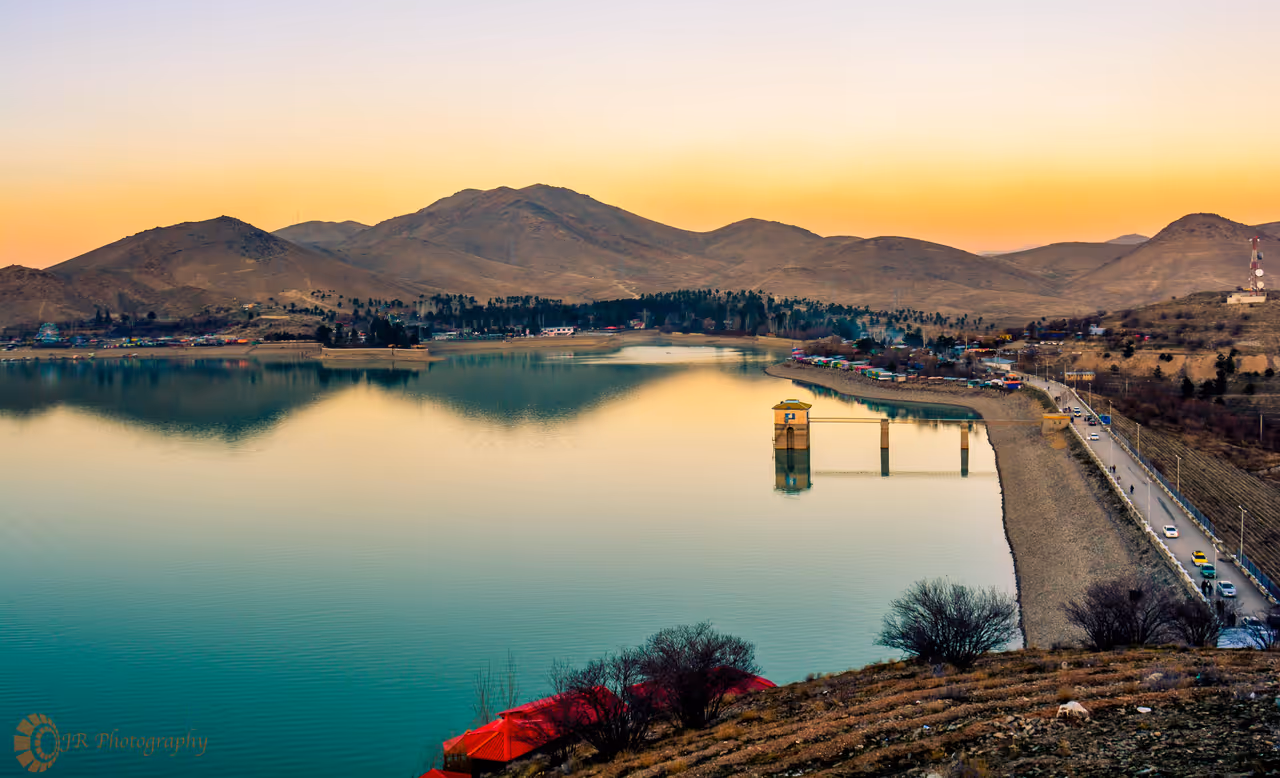 Boating on qargha lake in Kabul