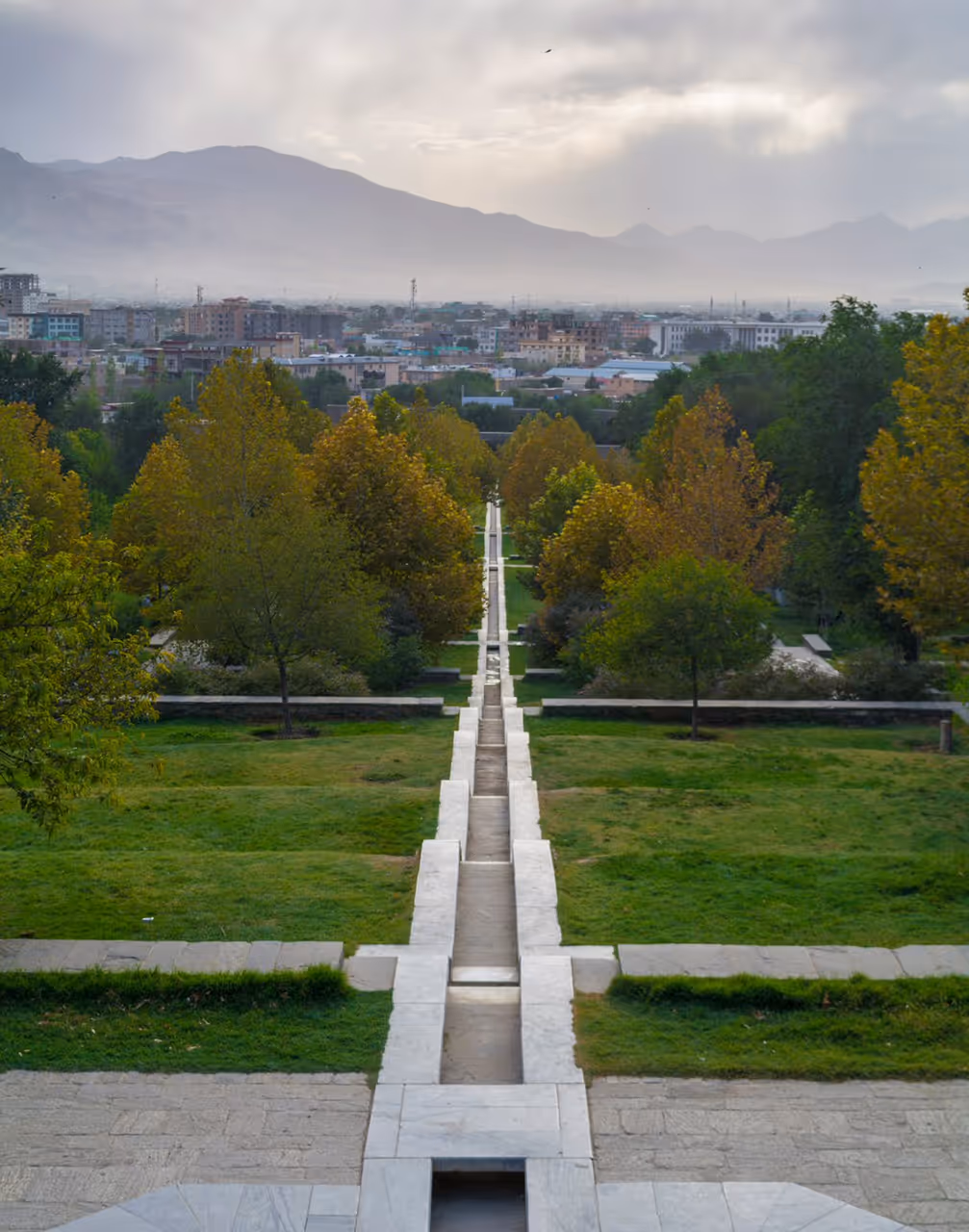 Walk the gardens of babur in Kabul