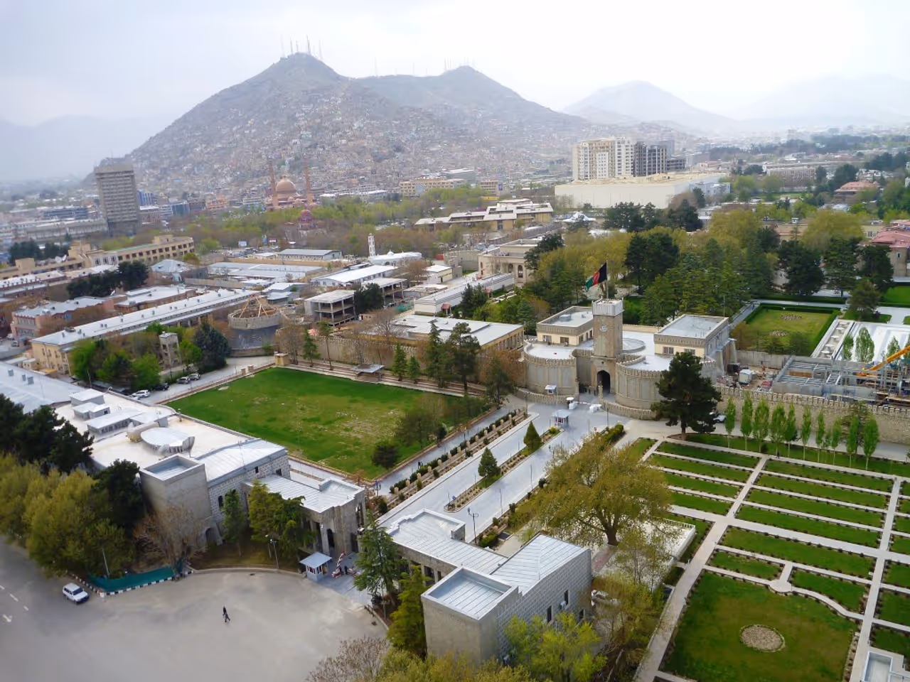 The arg (presidential palace) in Kabul