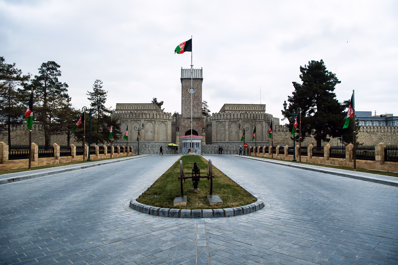 The arg (presidential palace) in Kabul