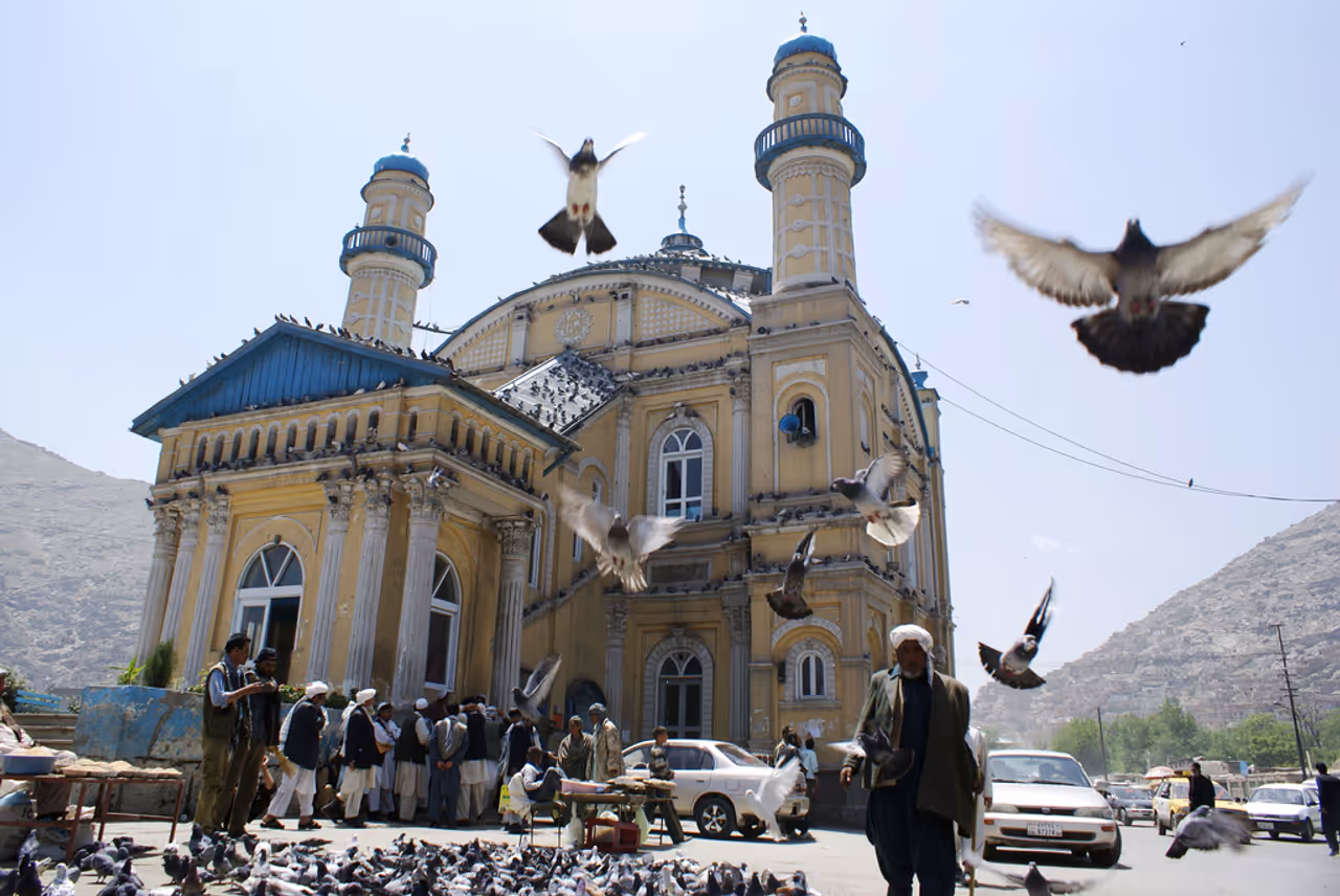 Shah-do shamshira mosque in Kabul