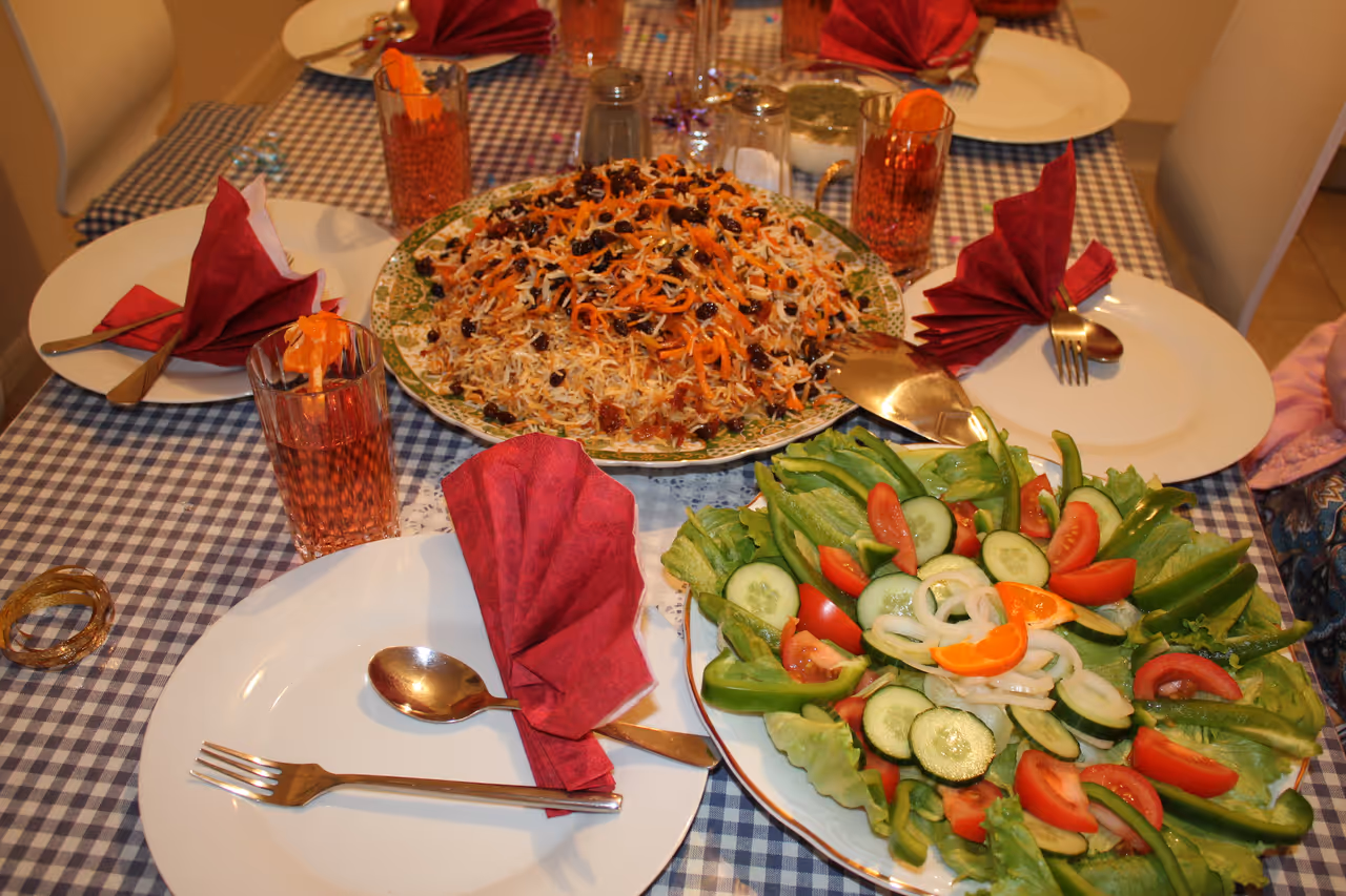 I pulao food in Kabul