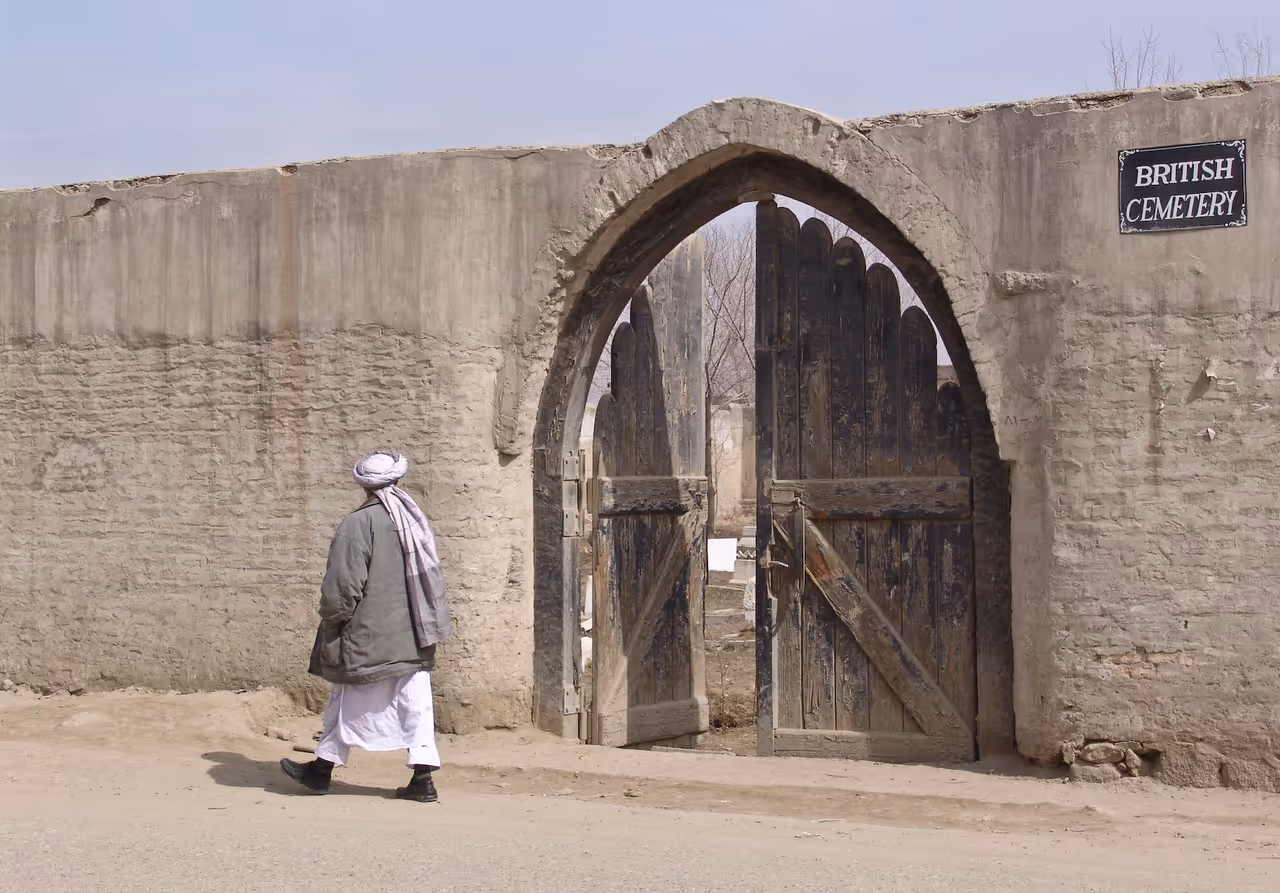 The british cemetery in Kabul