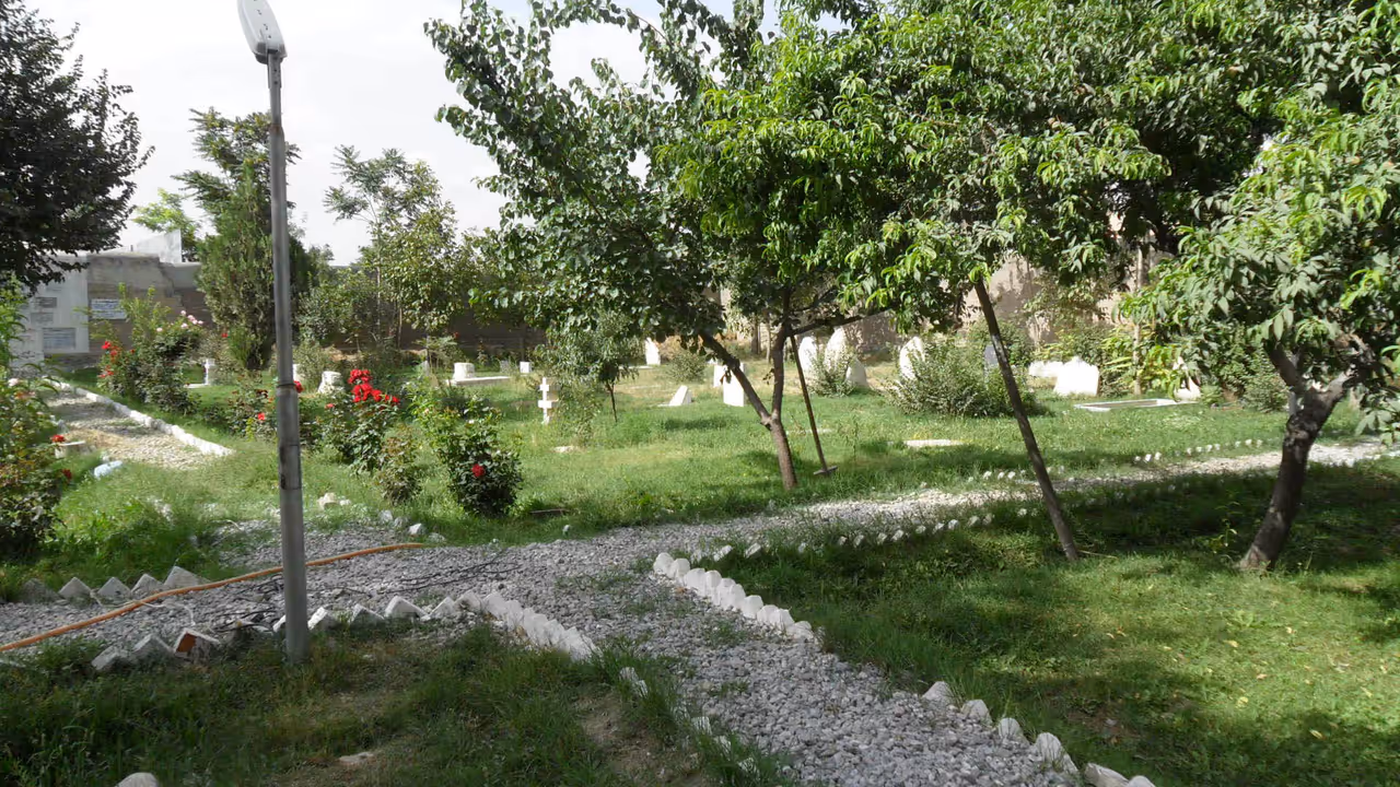 The british cemetery in Kabul