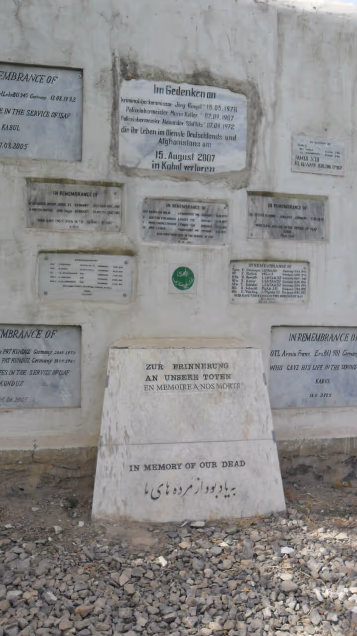 The british cemetery in Kabul