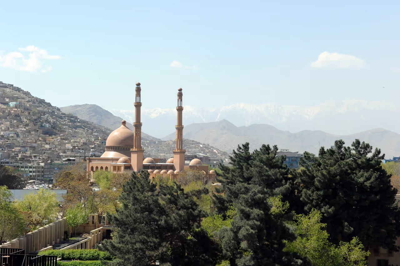 Abdul rahman mosque in Kabul