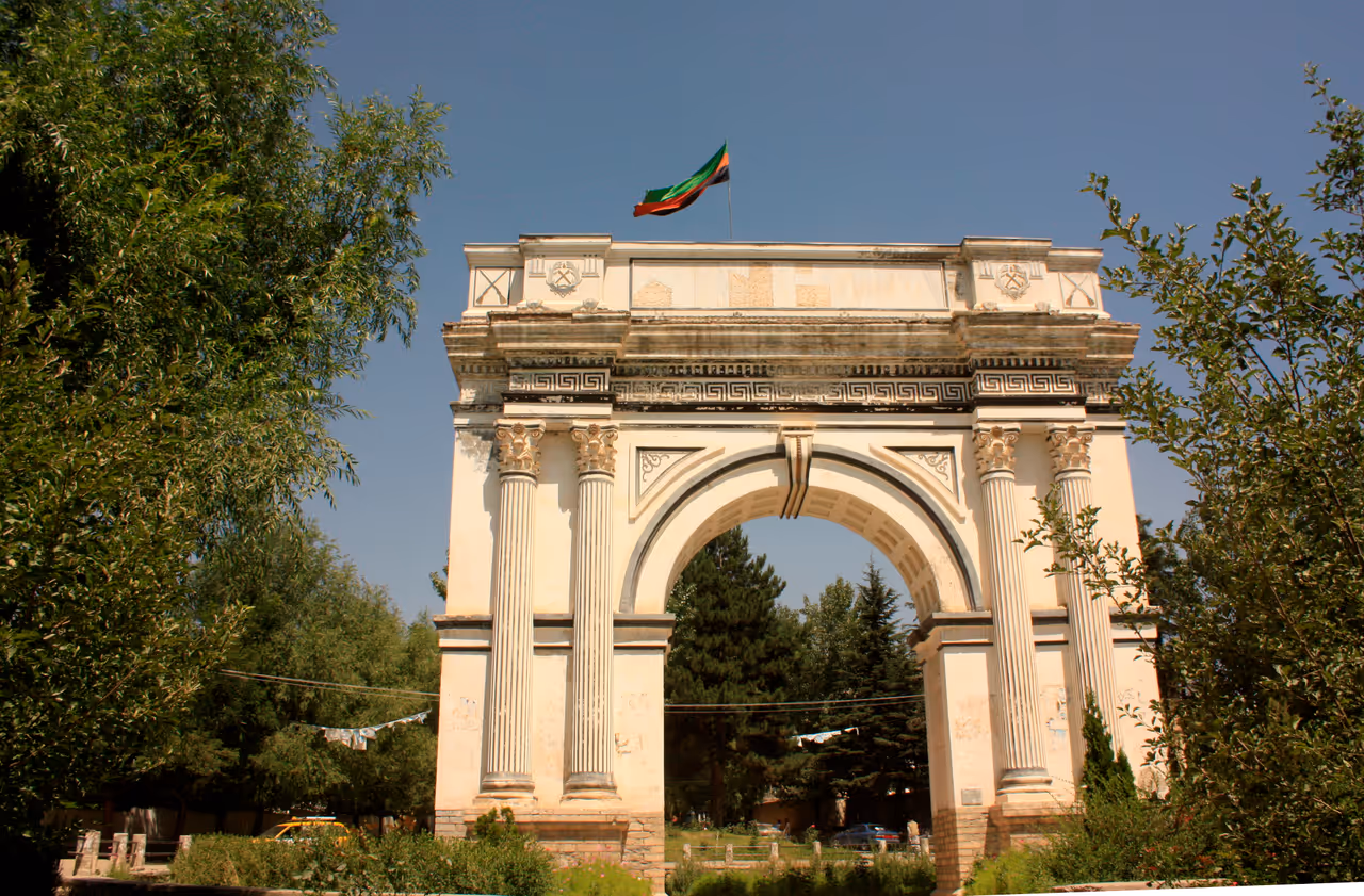 Arch of victory (taq-e zafar) in Kabul