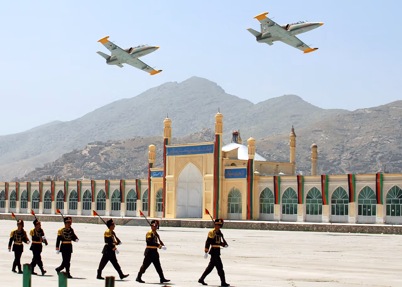 Eidgah mosque in Kabul