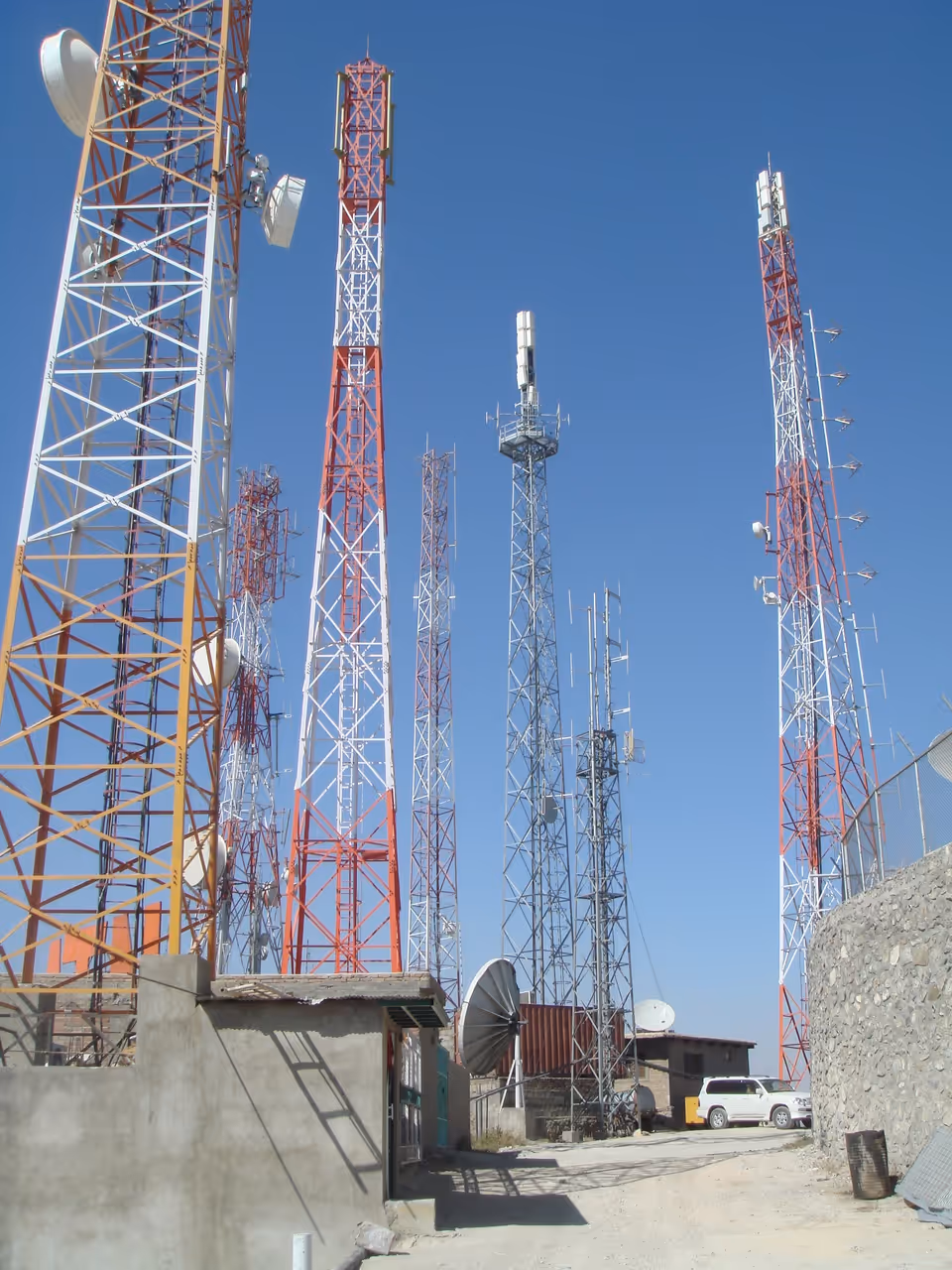 Tv hill (koh-e asamai) in Kabul
