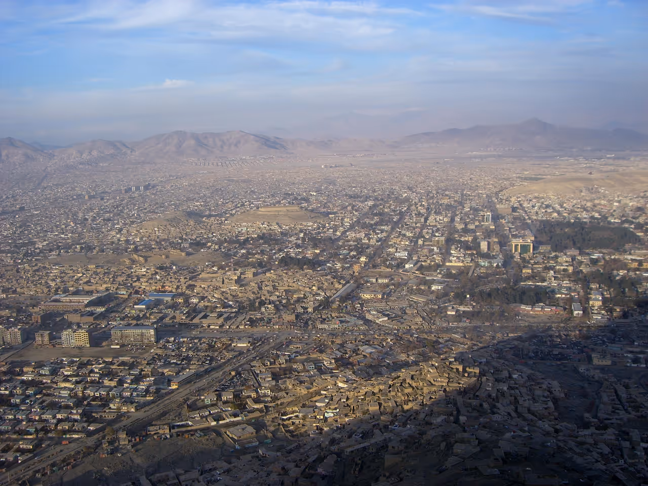 Tv hill (koh-e asamai) in Kabul