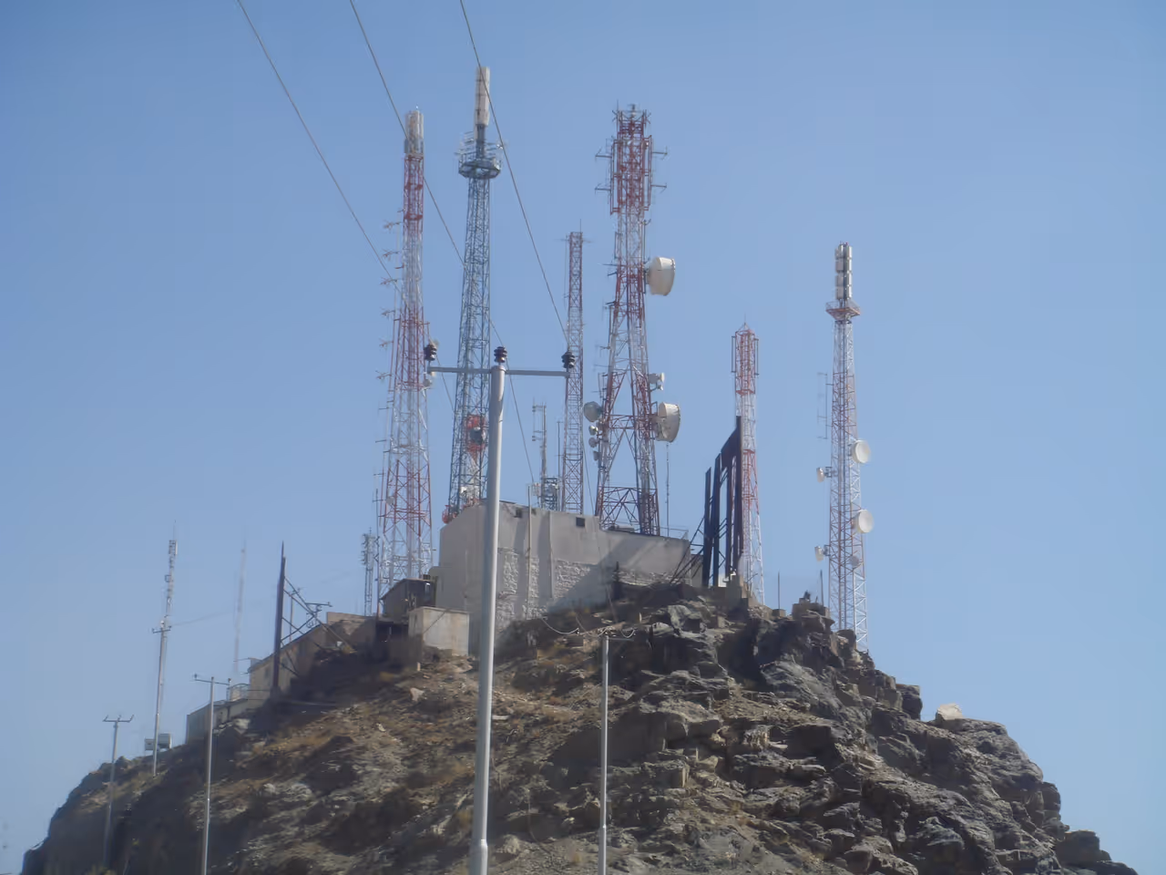 Tv hill (koh-e asamai) in Kabul