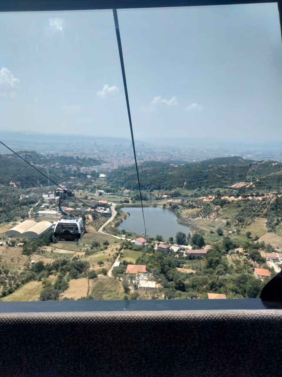 Cable car riding in Tirana