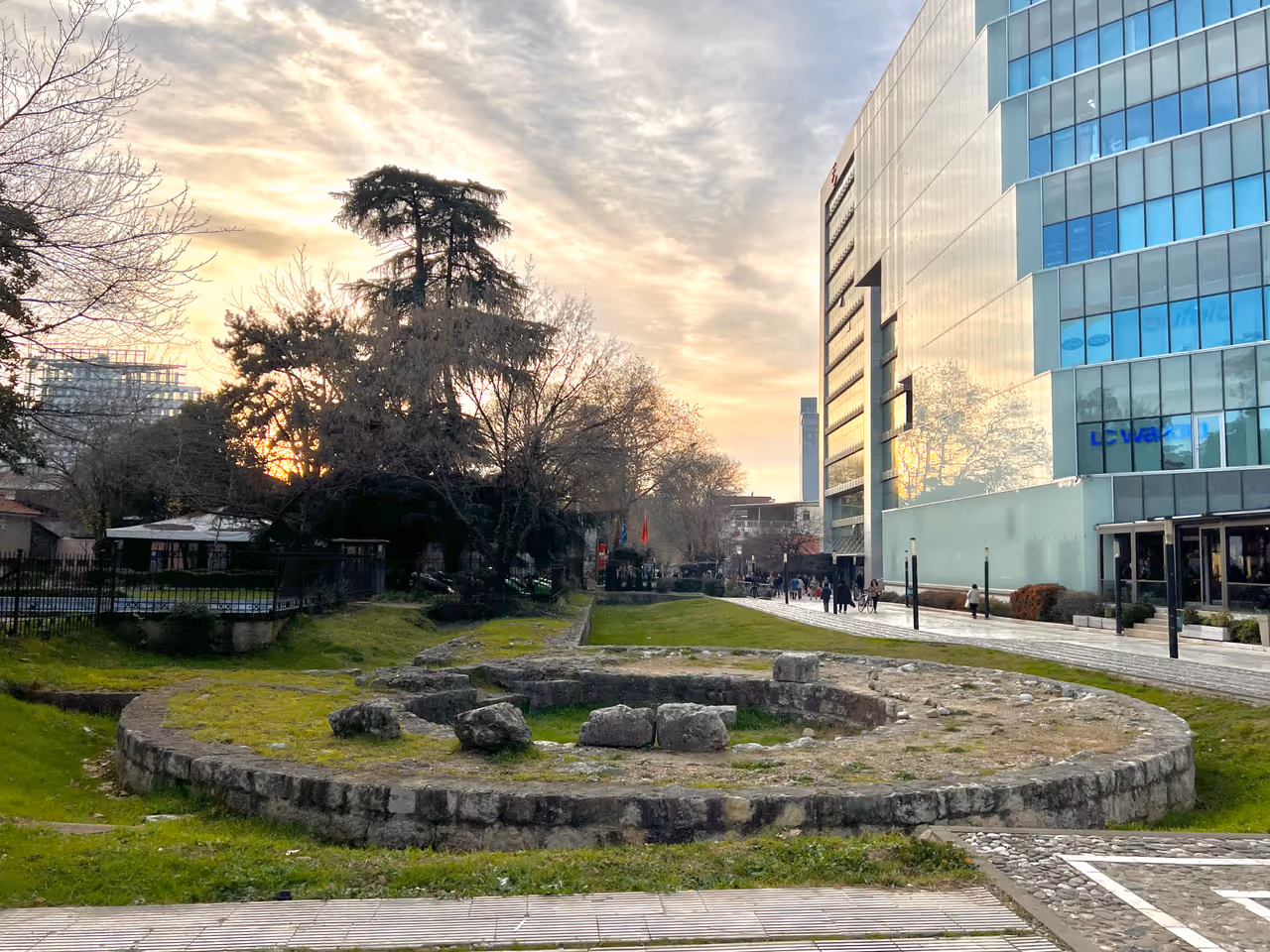 Fortress of justinian in Tirana