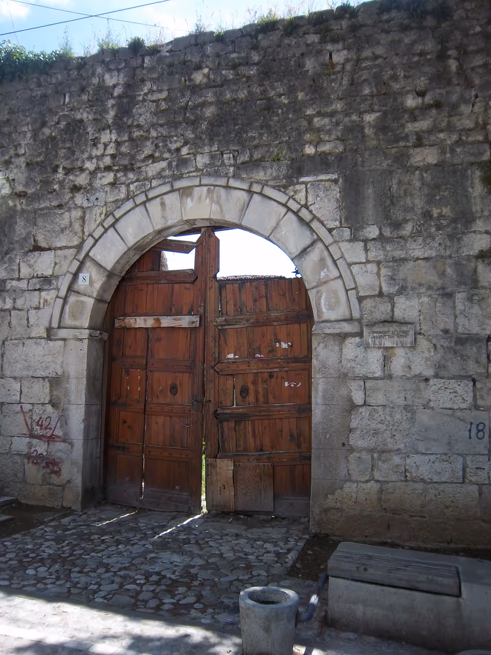 Fortress of justinian in Tirana