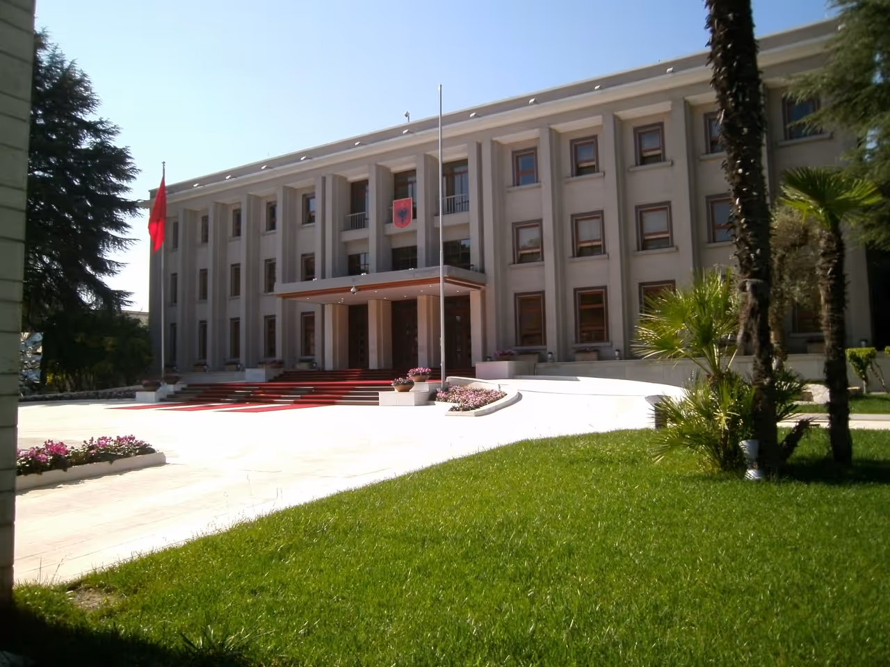 Palace of brigades in Tirana