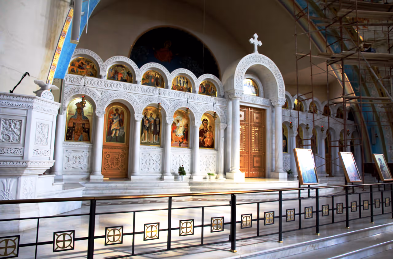 Resurrection of christ cathedral in Tirana
