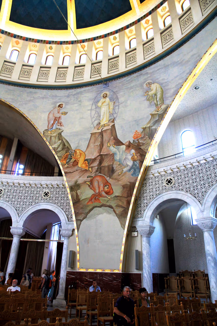 Resurrection of christ cathedral in Tirana