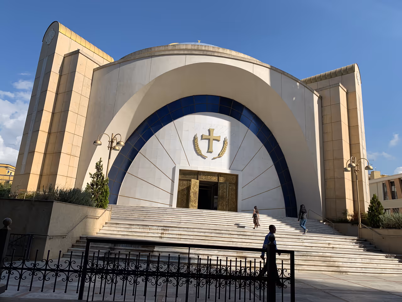 Resurrection of christ cathedral in Tirana