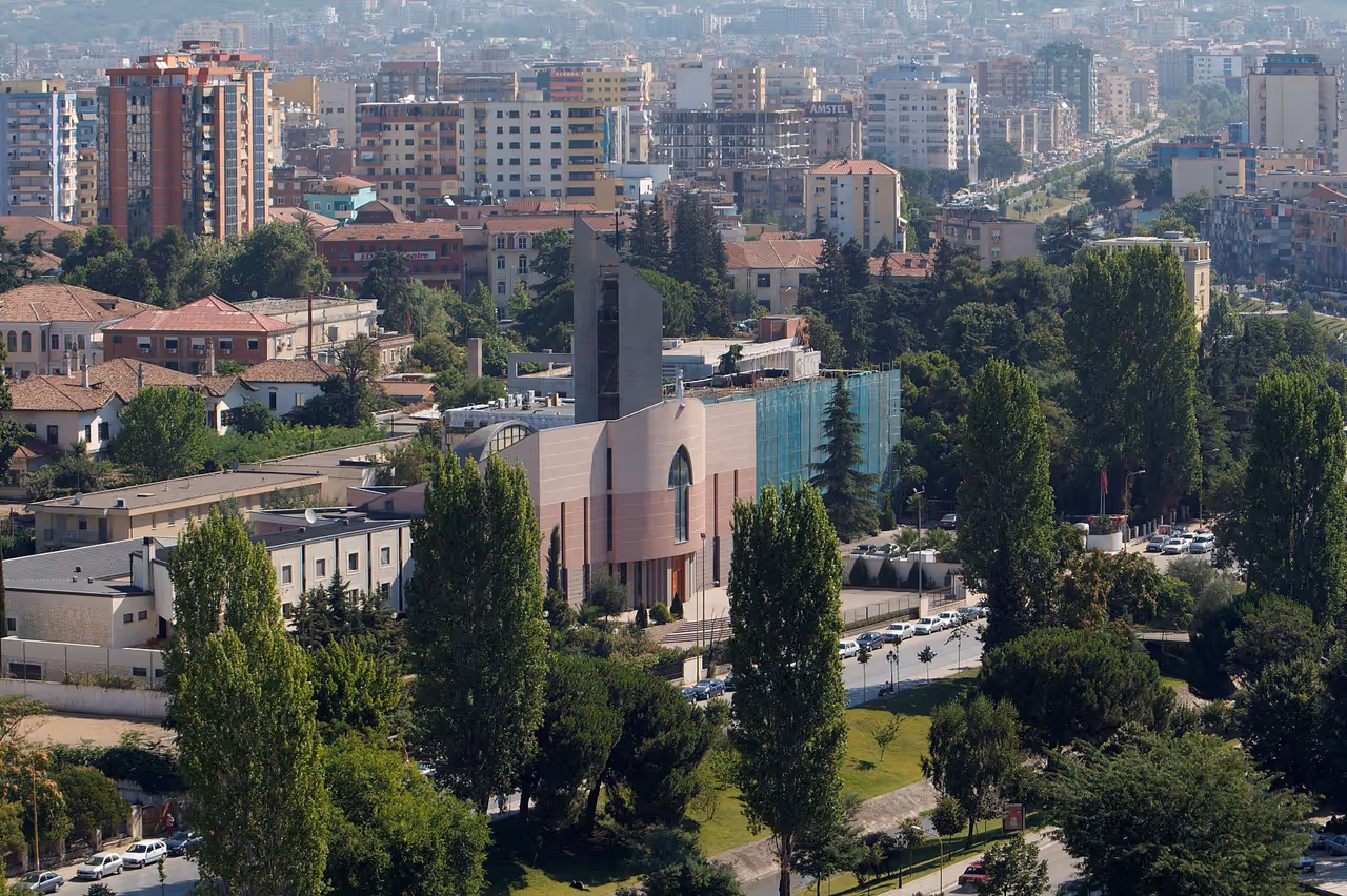 St paul's cathedral in Tirana