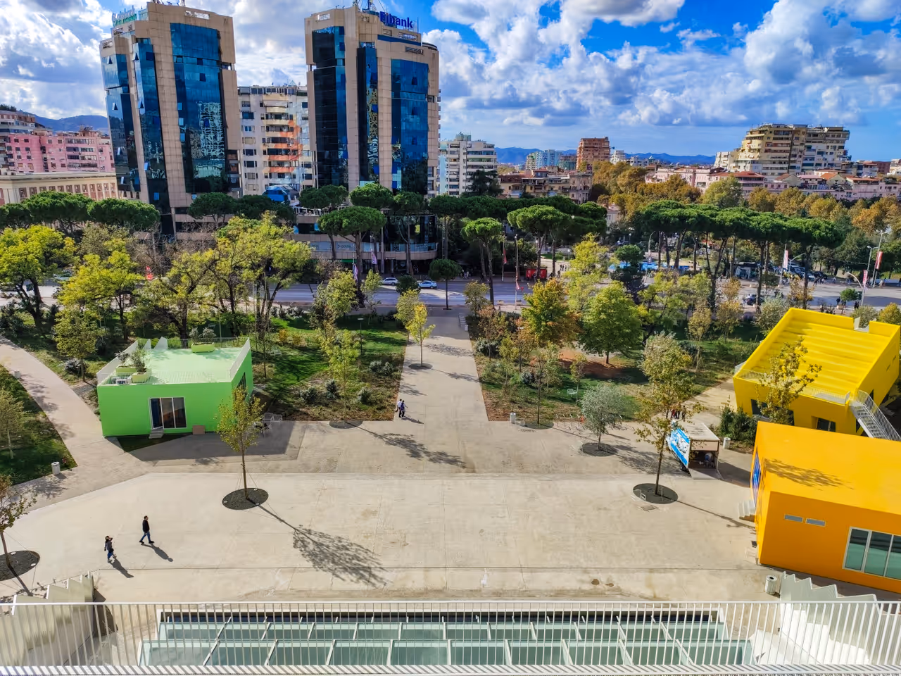 Experience the transformation of the pyramid of in Tirana