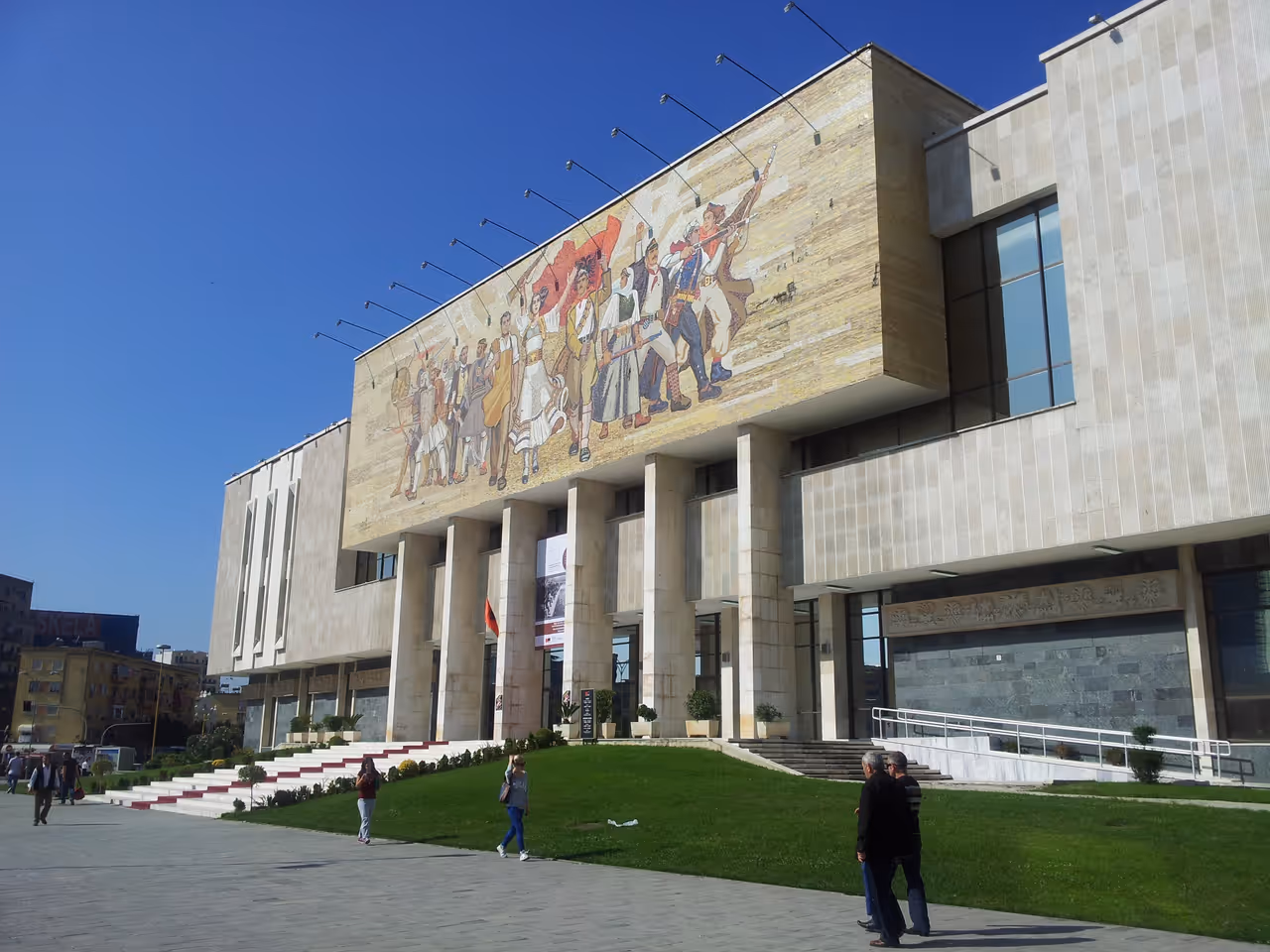 National history museum in Tirana