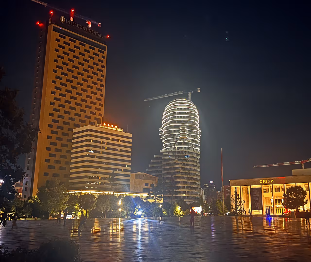 Skanderbeg square in Tirana