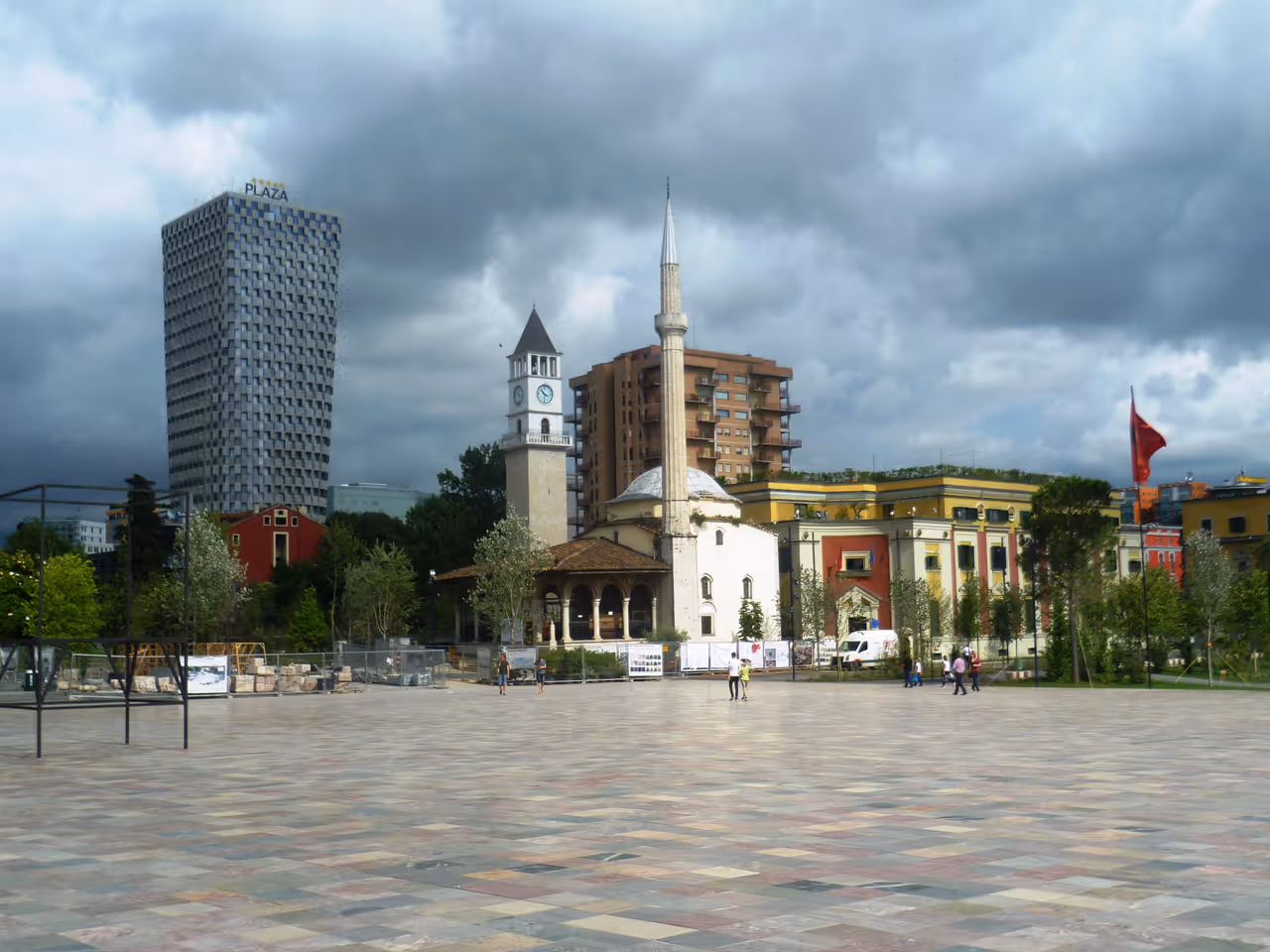 Skanderbeg square in Tirana