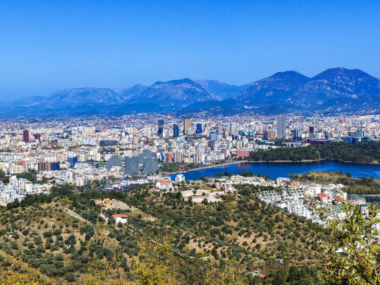 Tirana seen from "Lapidari"