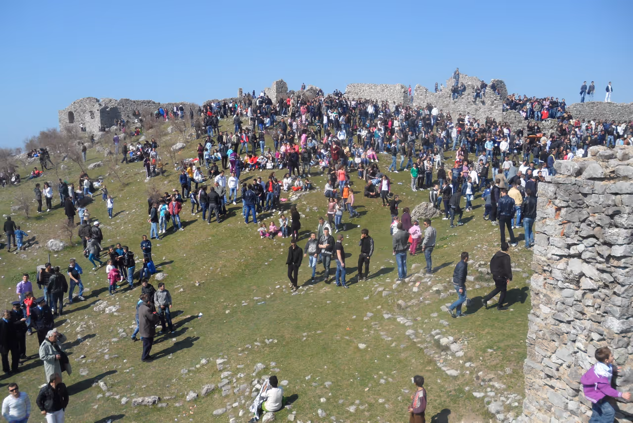 Summer day festival in Tirana