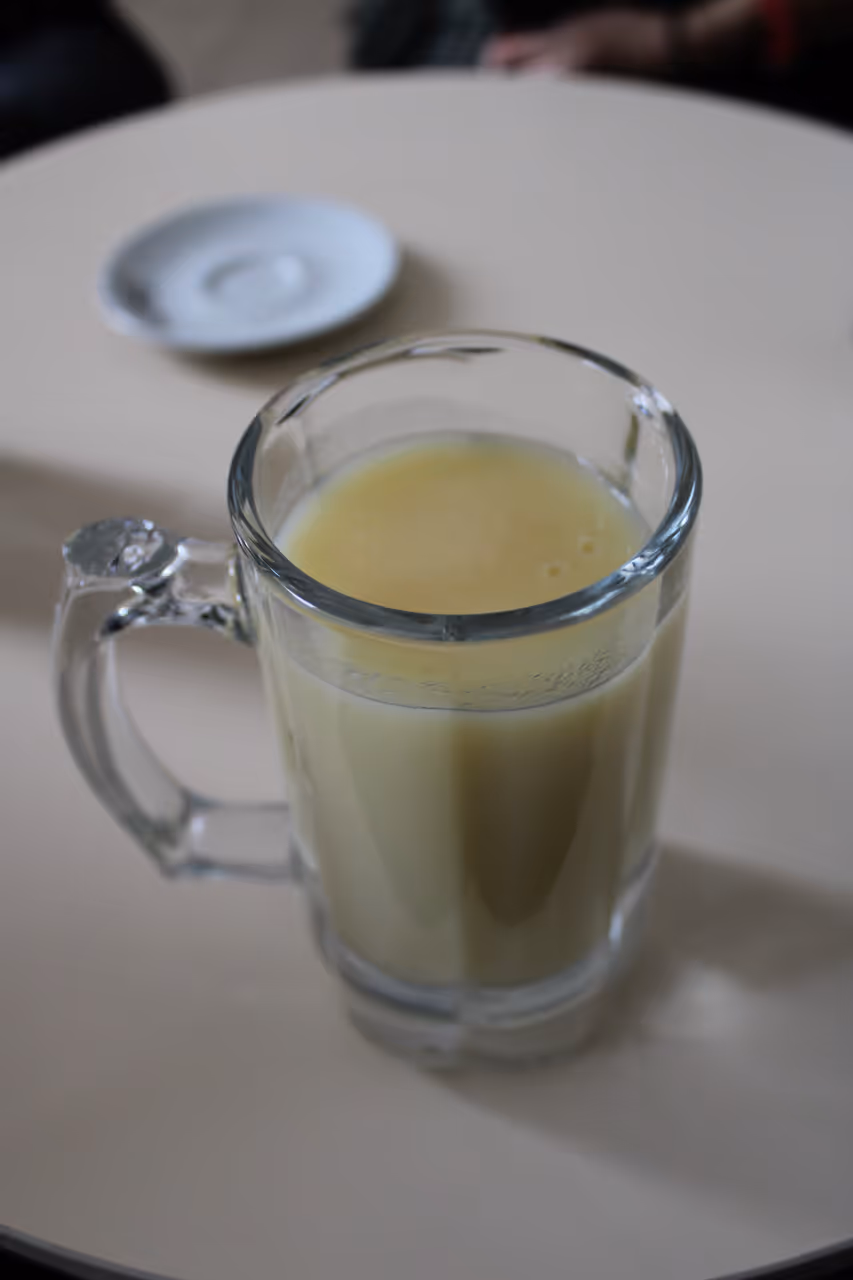 Boza food in Tirana