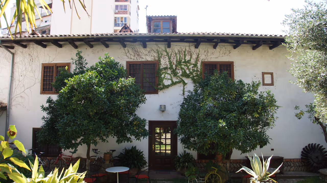 Sali shijaku's traditional house in Tirana