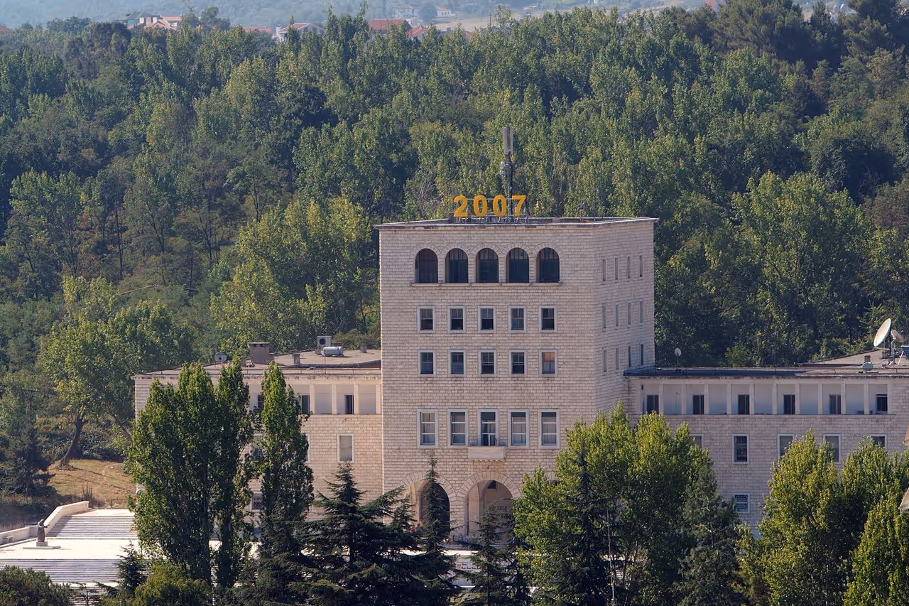 Botanical gardens in Tirana