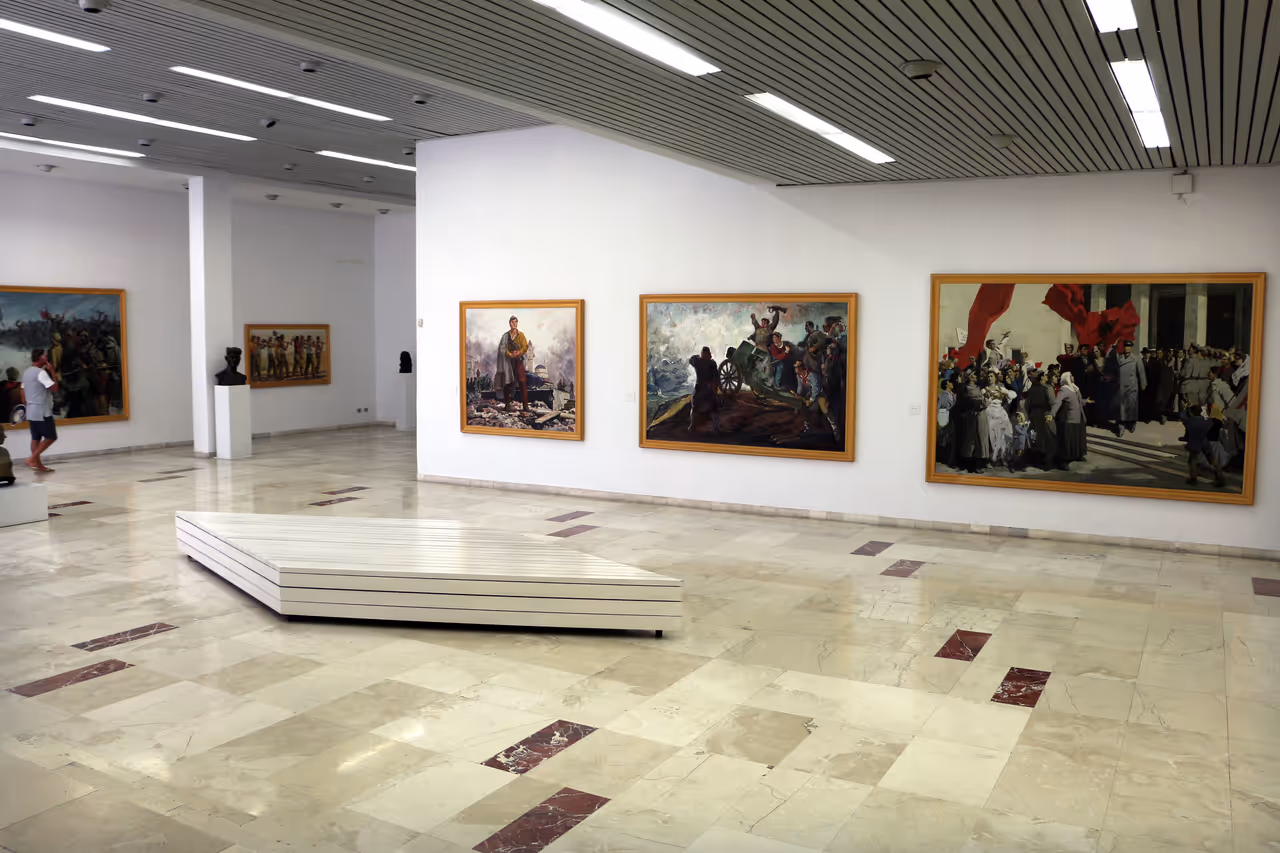 National art gallery in Tirana