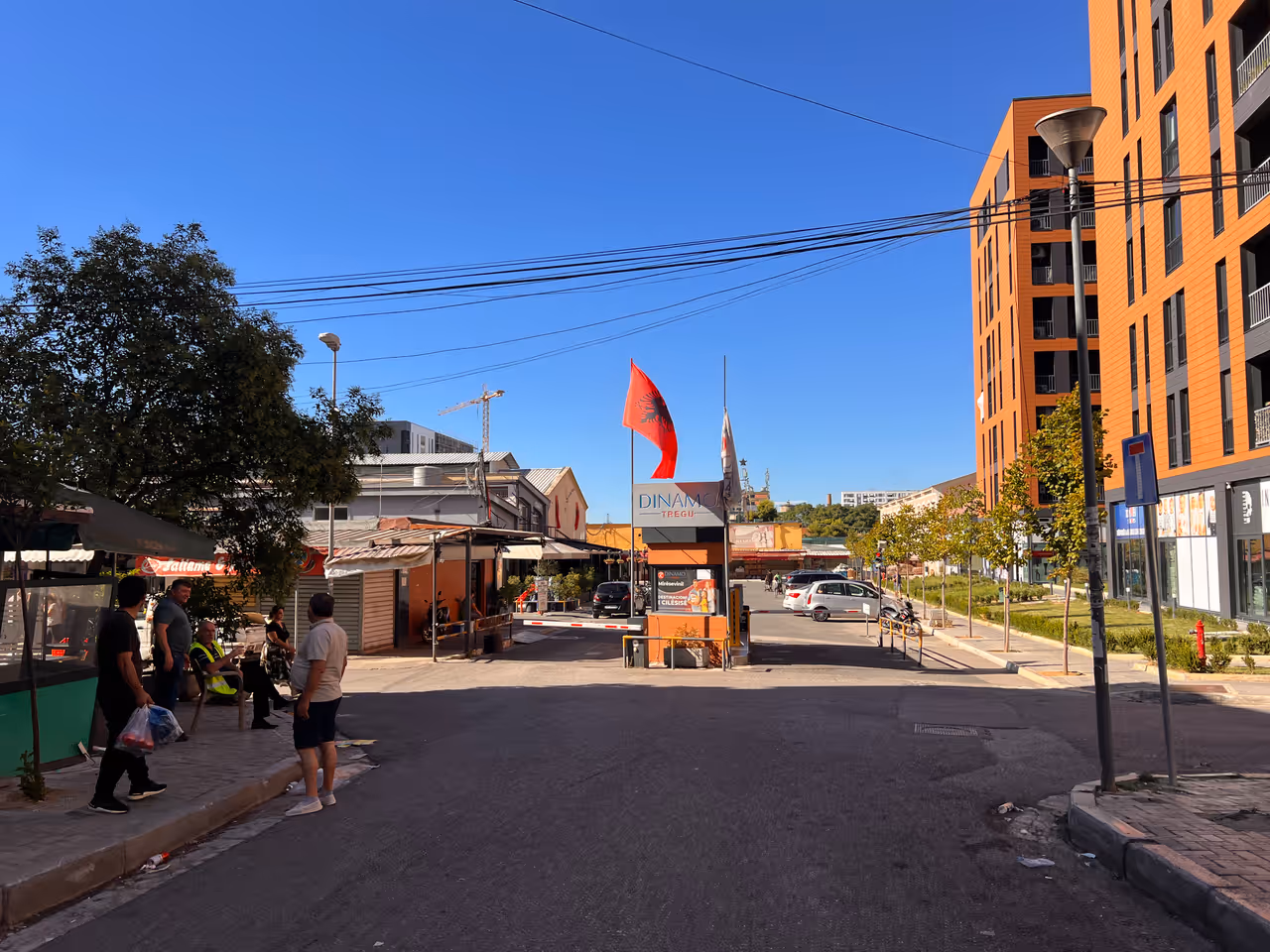 Dinamo market market in Tirana