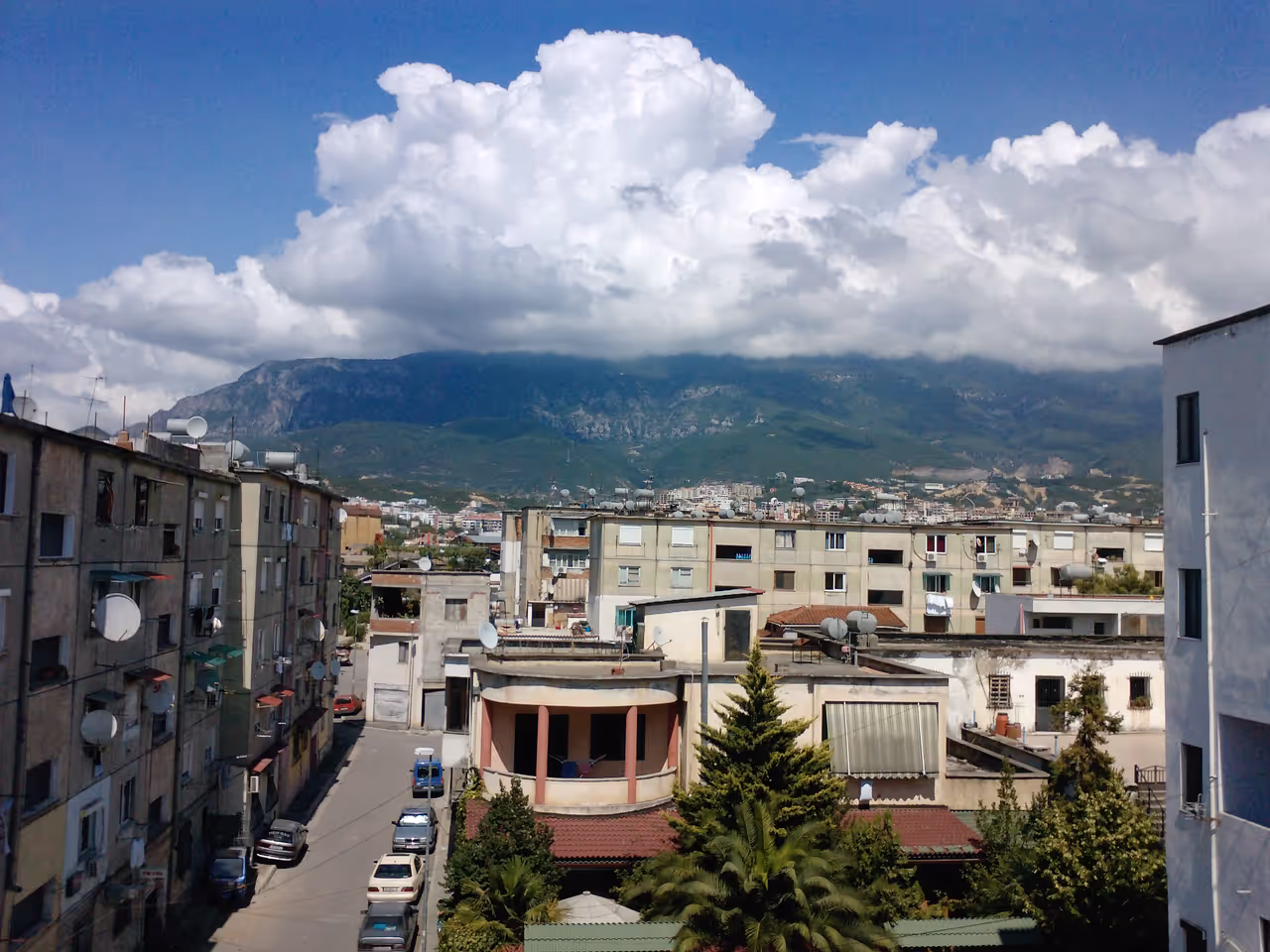 Dajti mountain national park in Tirana
