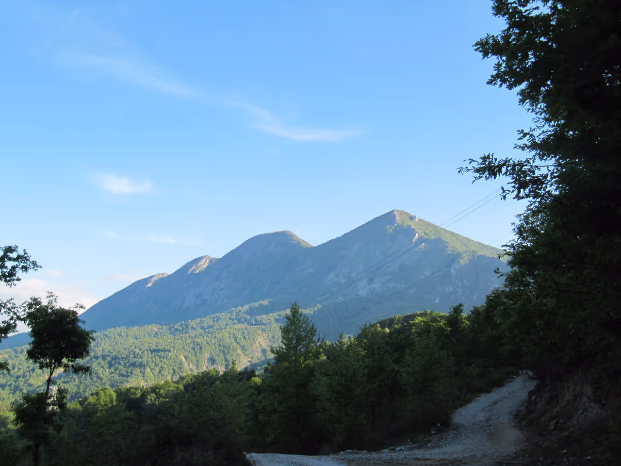 Dajti mountain national park in Tirana
