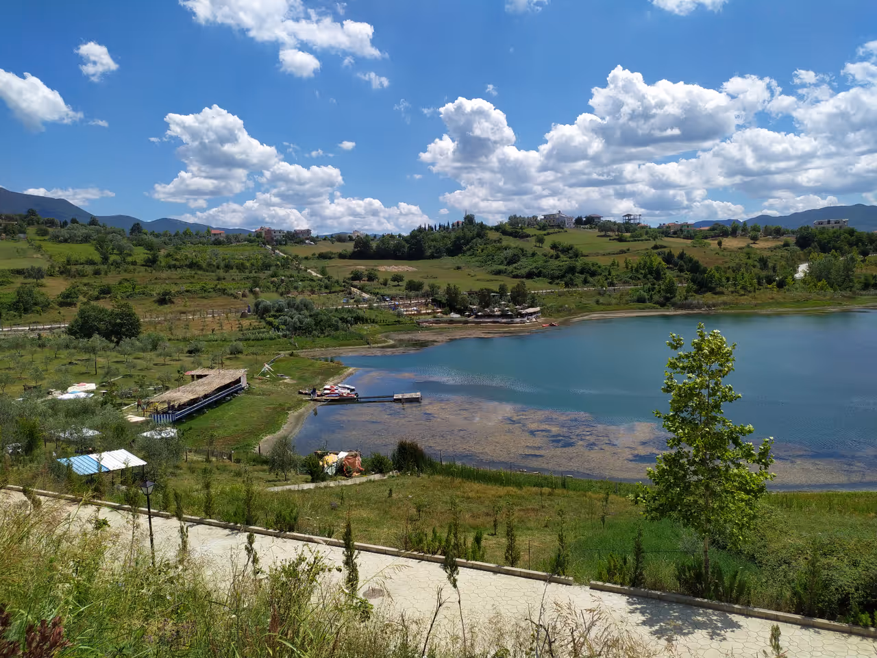 Farka lake in Tirana