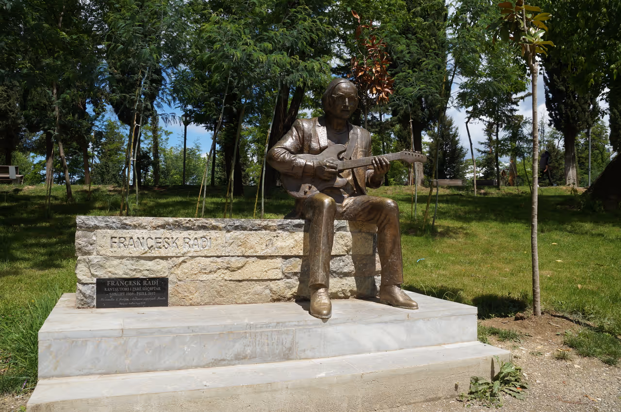 Grand park of in Tirana
