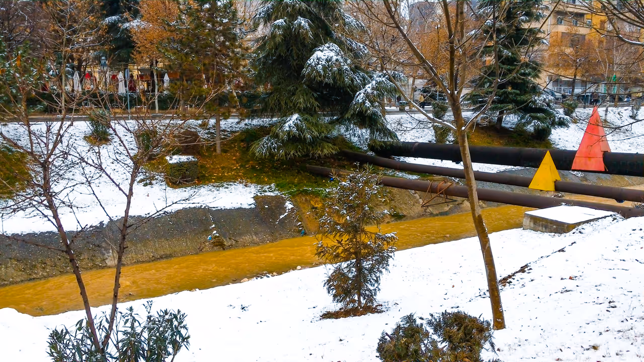Winter highlight in Tirana