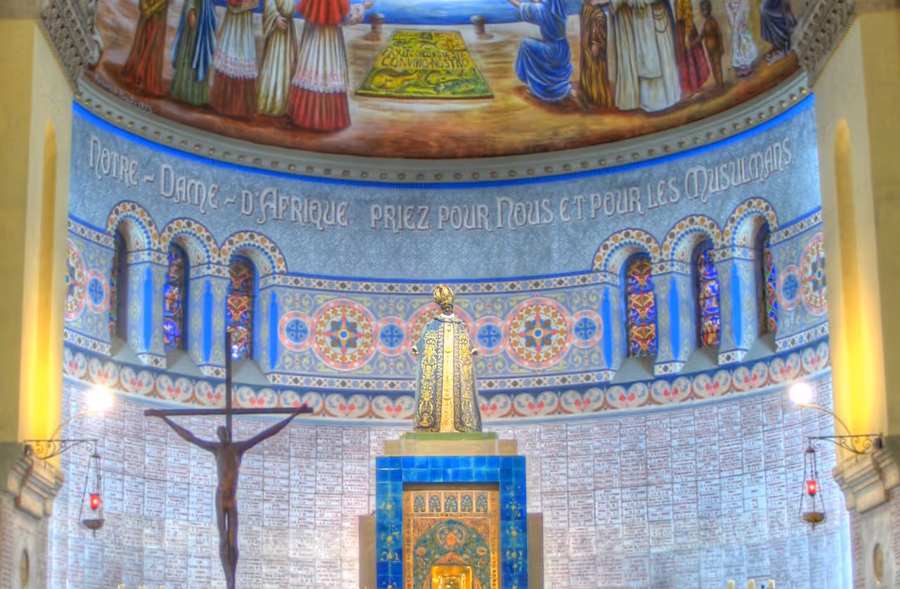 Basilica of our lady of africa in Algiers