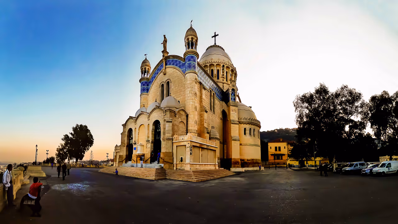 Basilica of our lady of africa in Algiers