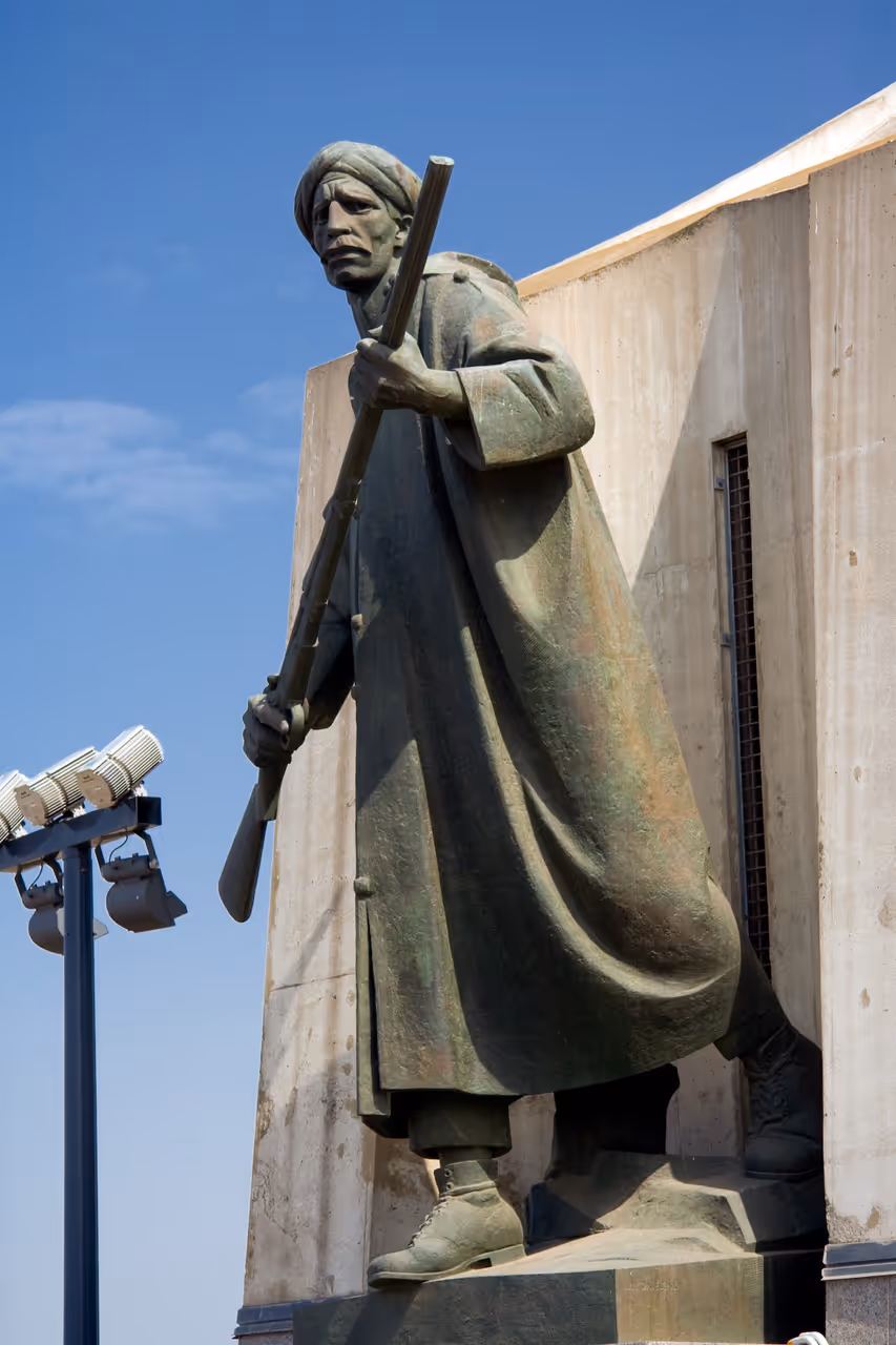 Martyrs' memorial in Algiers