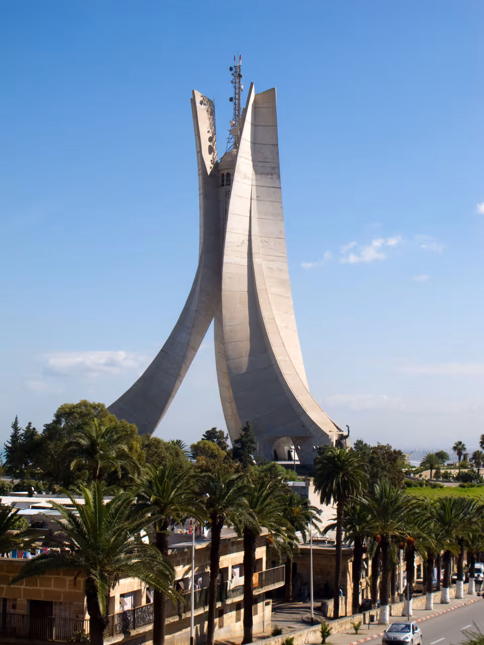 Martyrs' memorial in Algiers