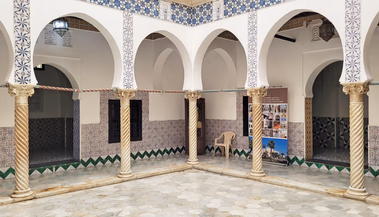 Patio of Palais des Rais, Algiers, Algeria