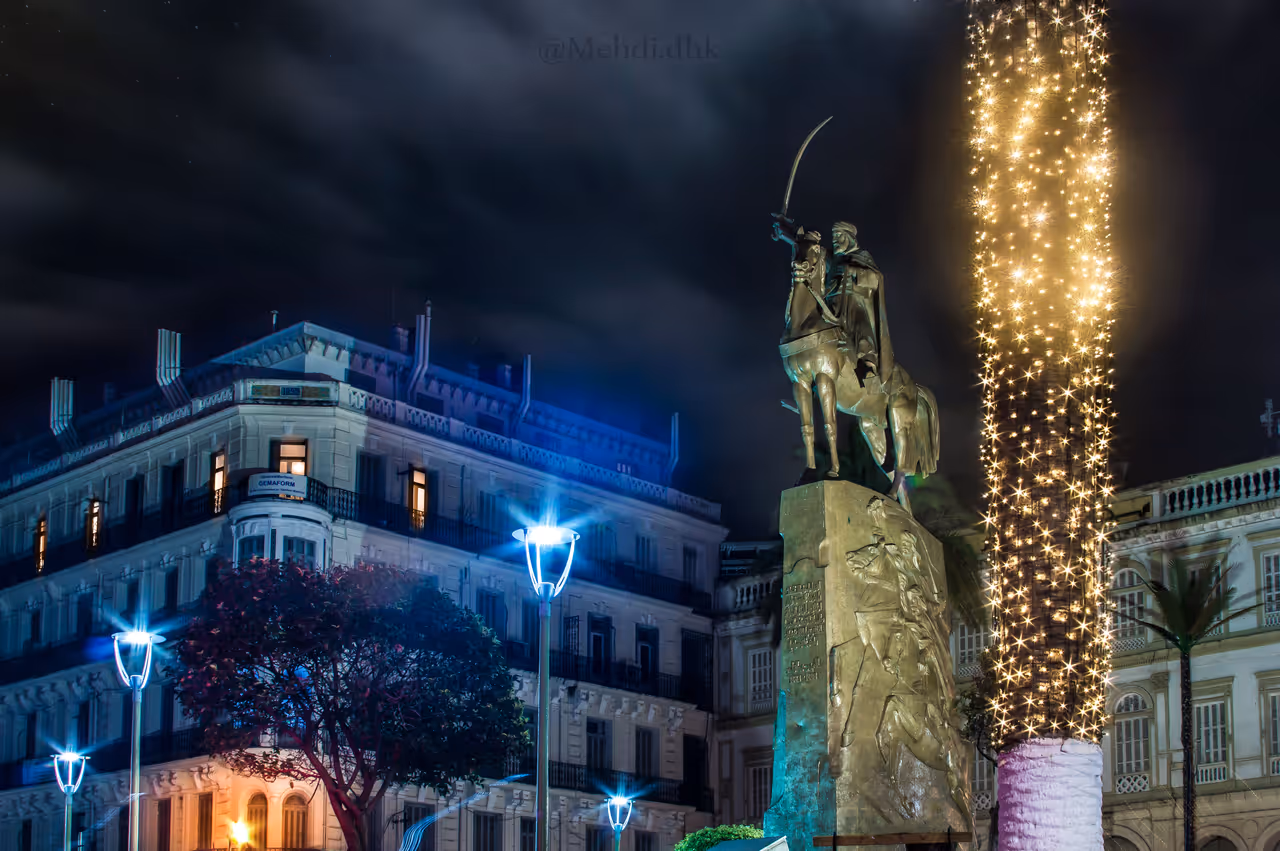 Emir abdelkader square in Algiers