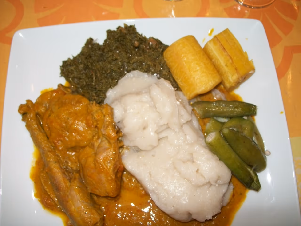 Funge food in Luanda