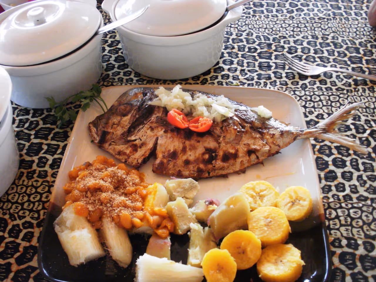 Mufete food in Luanda