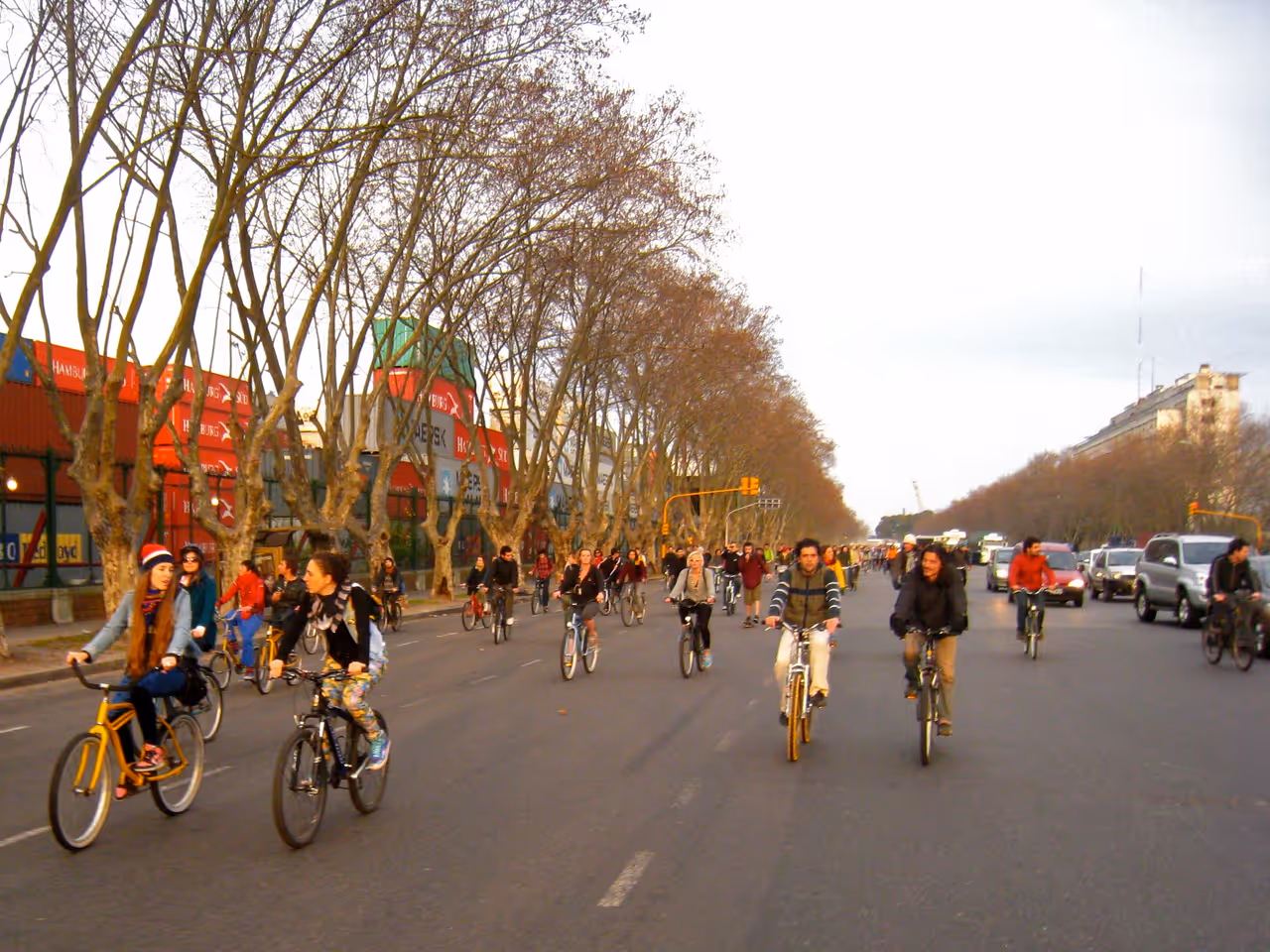 Cycling in Buenos aires