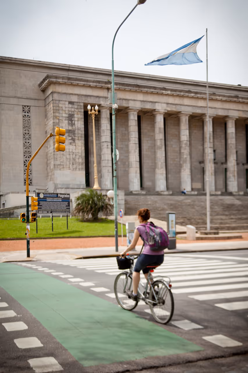 Cycling in Buenos aires