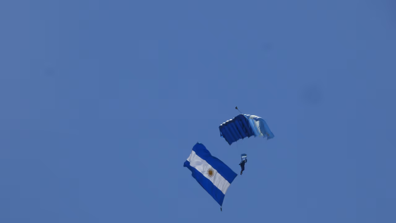 Skydiving in Buenos aires